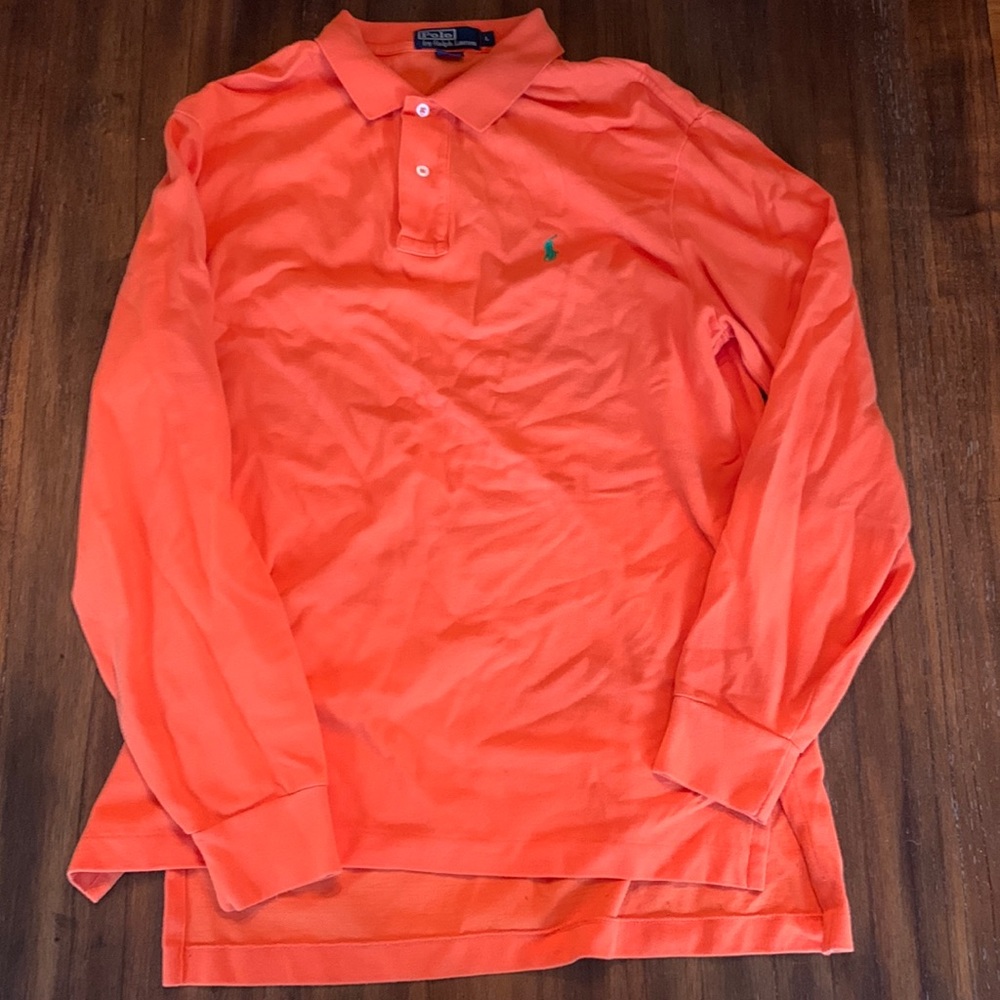 Polo-orange long sleeve
